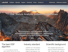 Tablet Screenshot of labotex.com